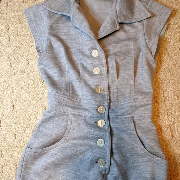 RARE 60s / 70s Mod Jumpsuit - Picture 7 of 7
